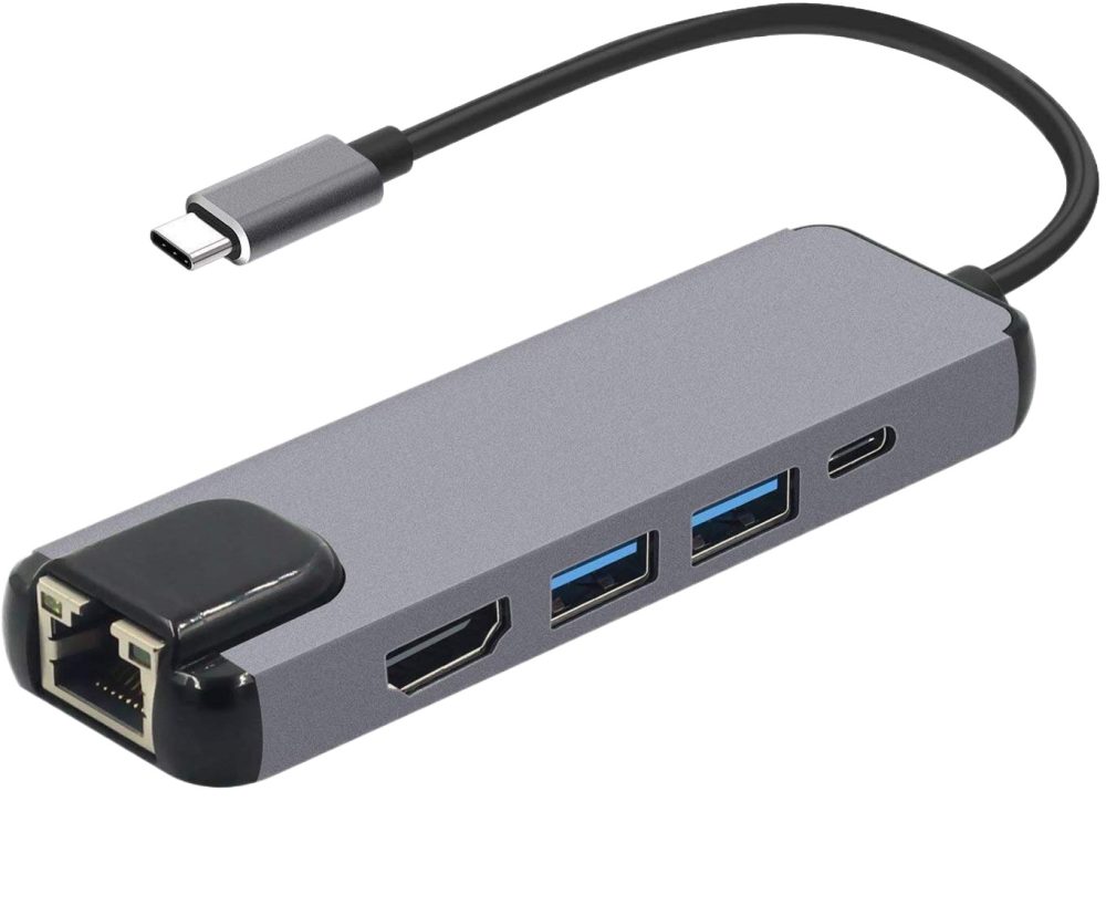 Type-C to 5-in-1 Converter USB Hub - Versatile Connectivity BDT 1150