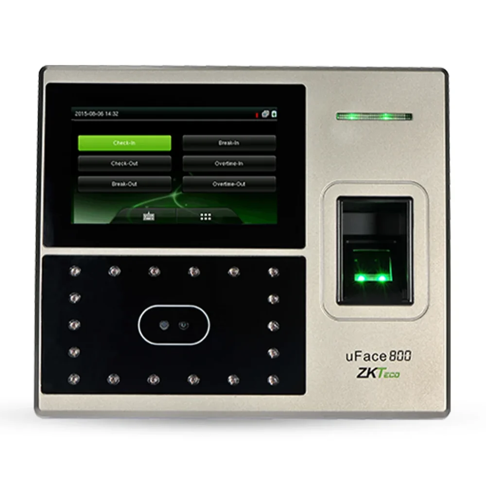 ZKTeco uFace800 Multi-Biometric Time Attendance Device - Best Price in Bangladesh