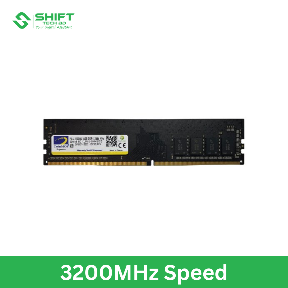 TwinMOS 4GB 3200MHz DDR4 U-DIMM Desktop RAM – Best Price in Bangladesh