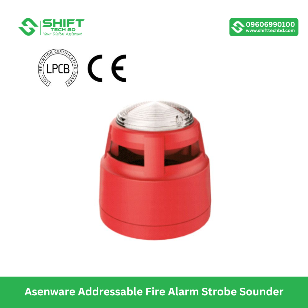 Asenware Addressable Fire Alarm Strobe Sounder