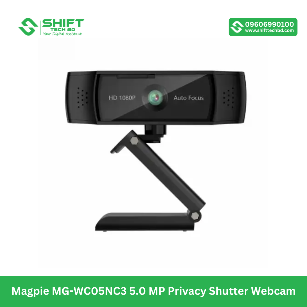 Magpie MG-WC05NC3 5.0 MP Privacy Shutter Webcam