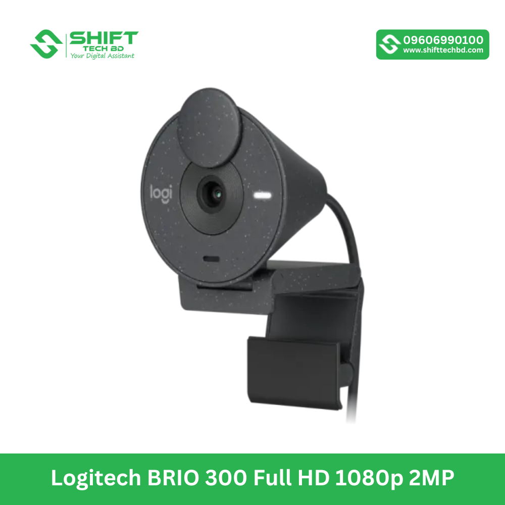 Logitech BRIO 300 Full HD 1080p 2MP Webcam