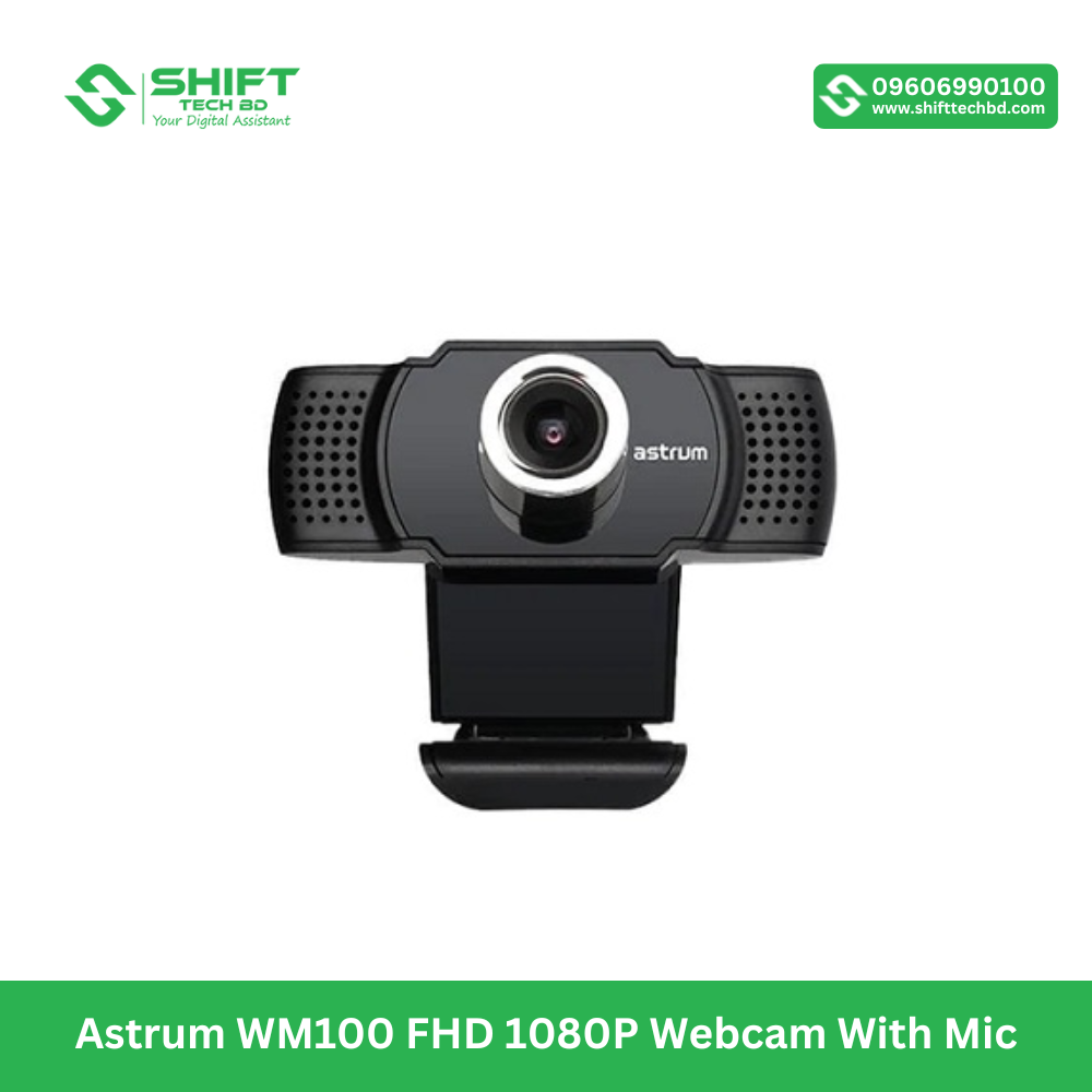 Astrum WM100 FHD 1080P Webcam With Mic