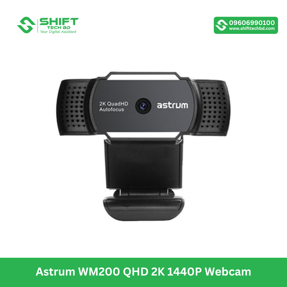 Astrum WM200 QHD 2K 1440P Webcam With Mic