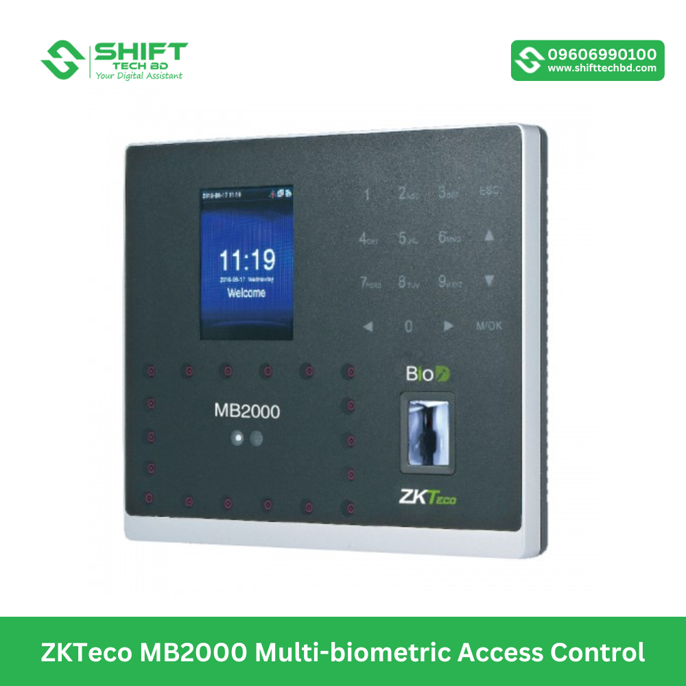 ZKTeco MB2000 Multi-biometric Time Attendance Terminal and Access Control