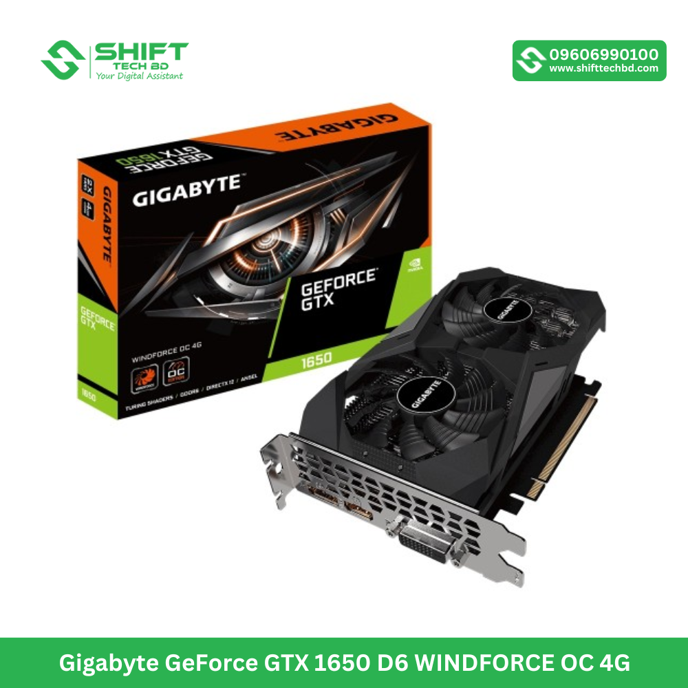 Gigabyte GeForce GTX 1650 WINDFORCE OC 4G
