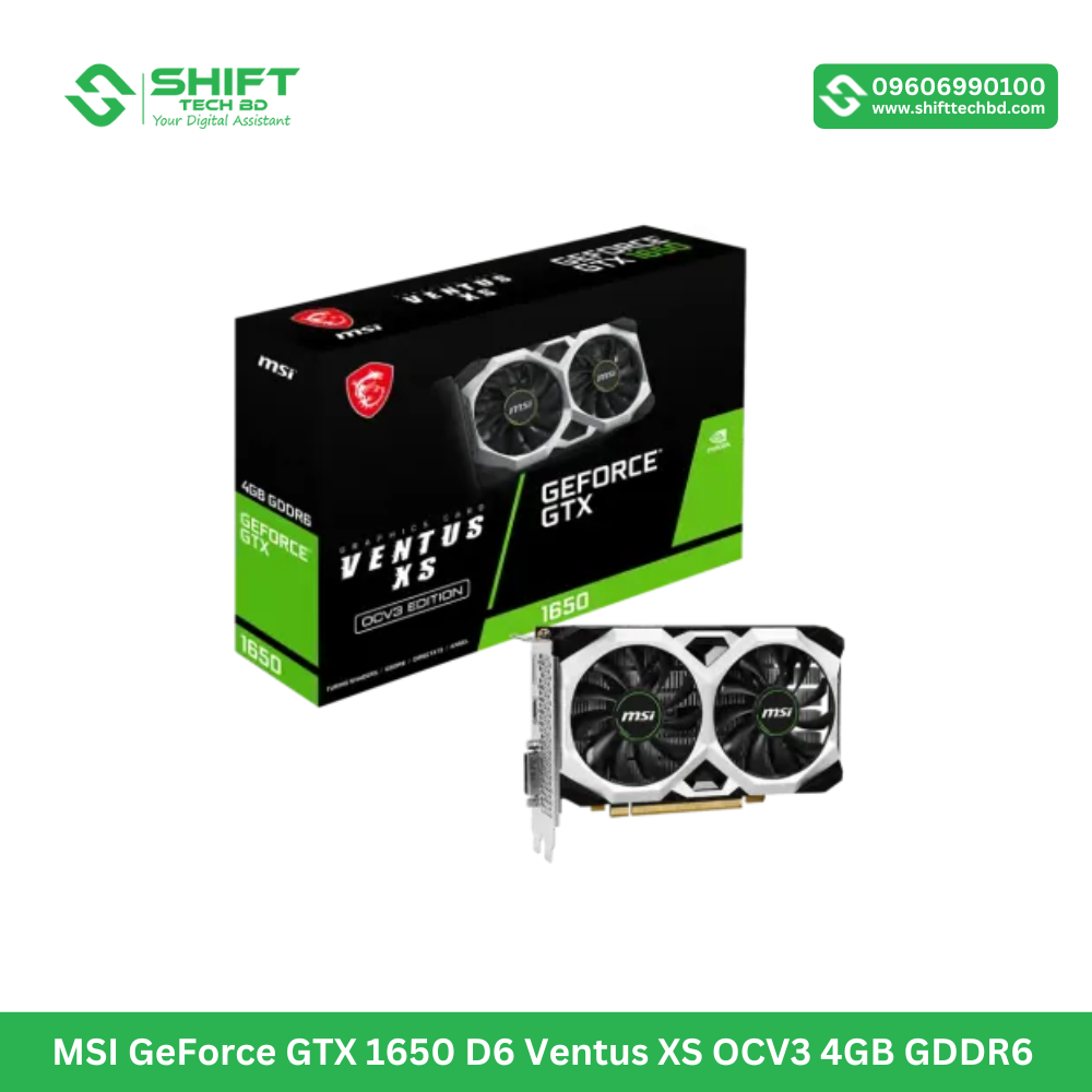 MSI GeForce GTX 1650 D6 Ventus XS OCV3