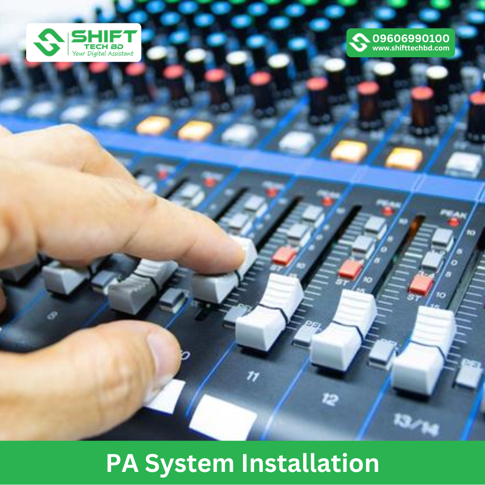PA System Installation Service in Bangladesh