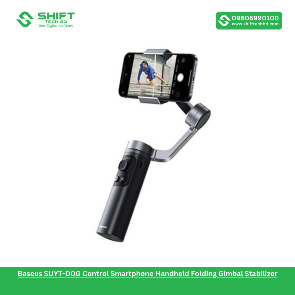Baseus SUYT-D0G Control Smartphone Handheld Folding Gimbal Stabilizer