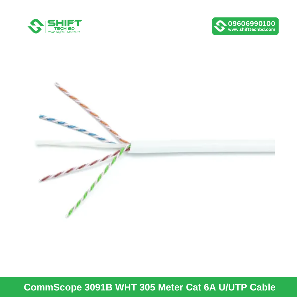 CommScope 3091B WHT 305 Meter Cat 6A UUTP Cable