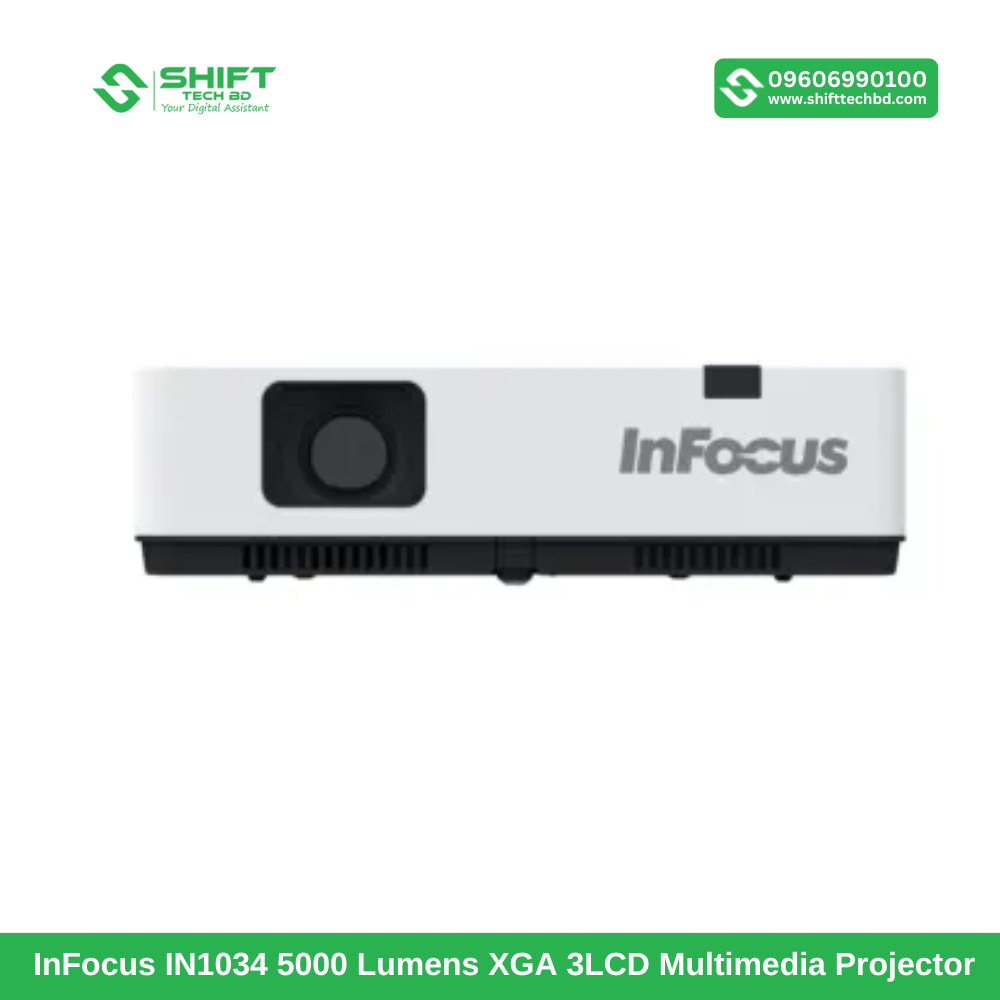 InFocus IN1034 5000 Lumens XGA 3LCD Multimedia Projector