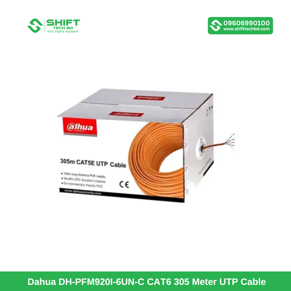 Dahua DH-PFM920I-6UN-C CAT6 Cable