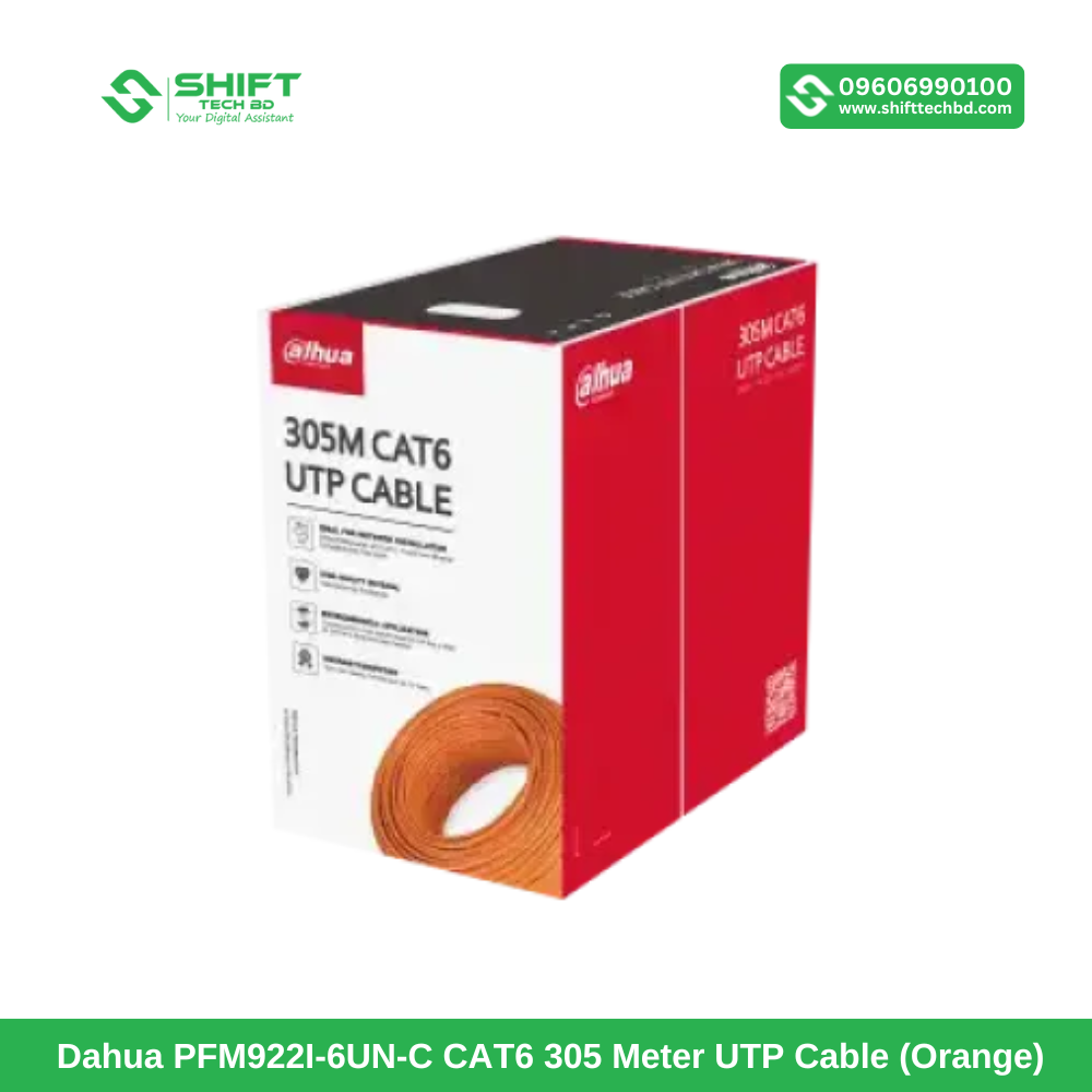 Dahua PFM922I-6UN-C CAT6 305 Meter UTP Cable