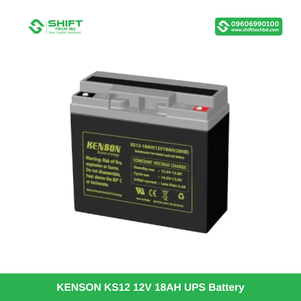 KENSON KS12 12V 18AH UPS Battery