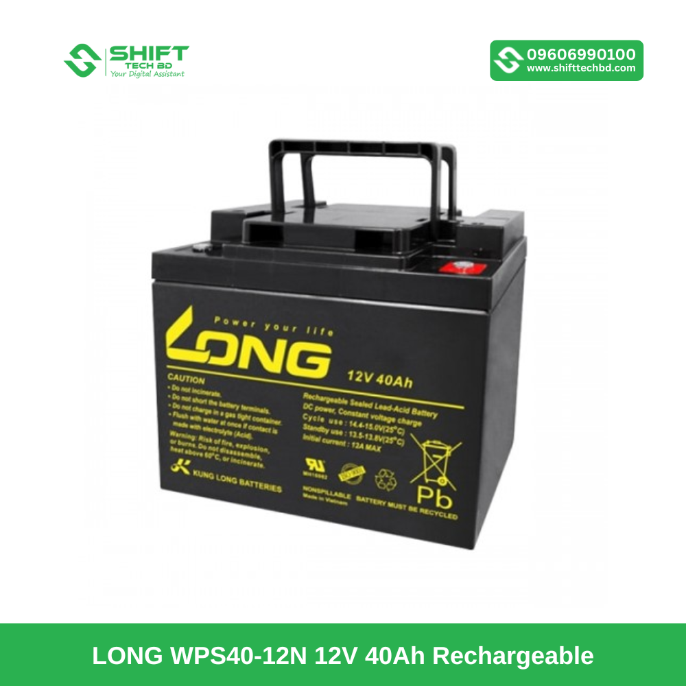 LONG WPS40-12N 12V 40Ah Rechargeable
