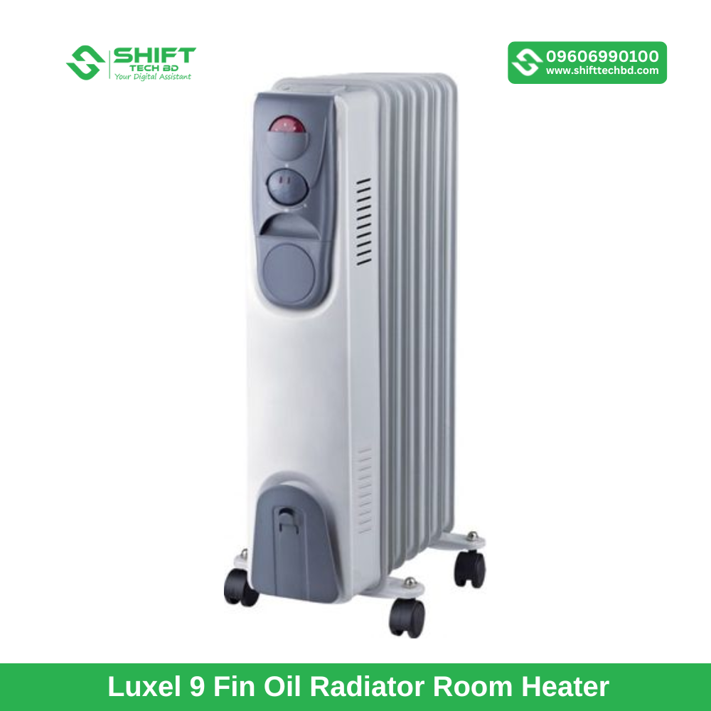 Luxel 9 Fin Oil Radiator Room Heater
