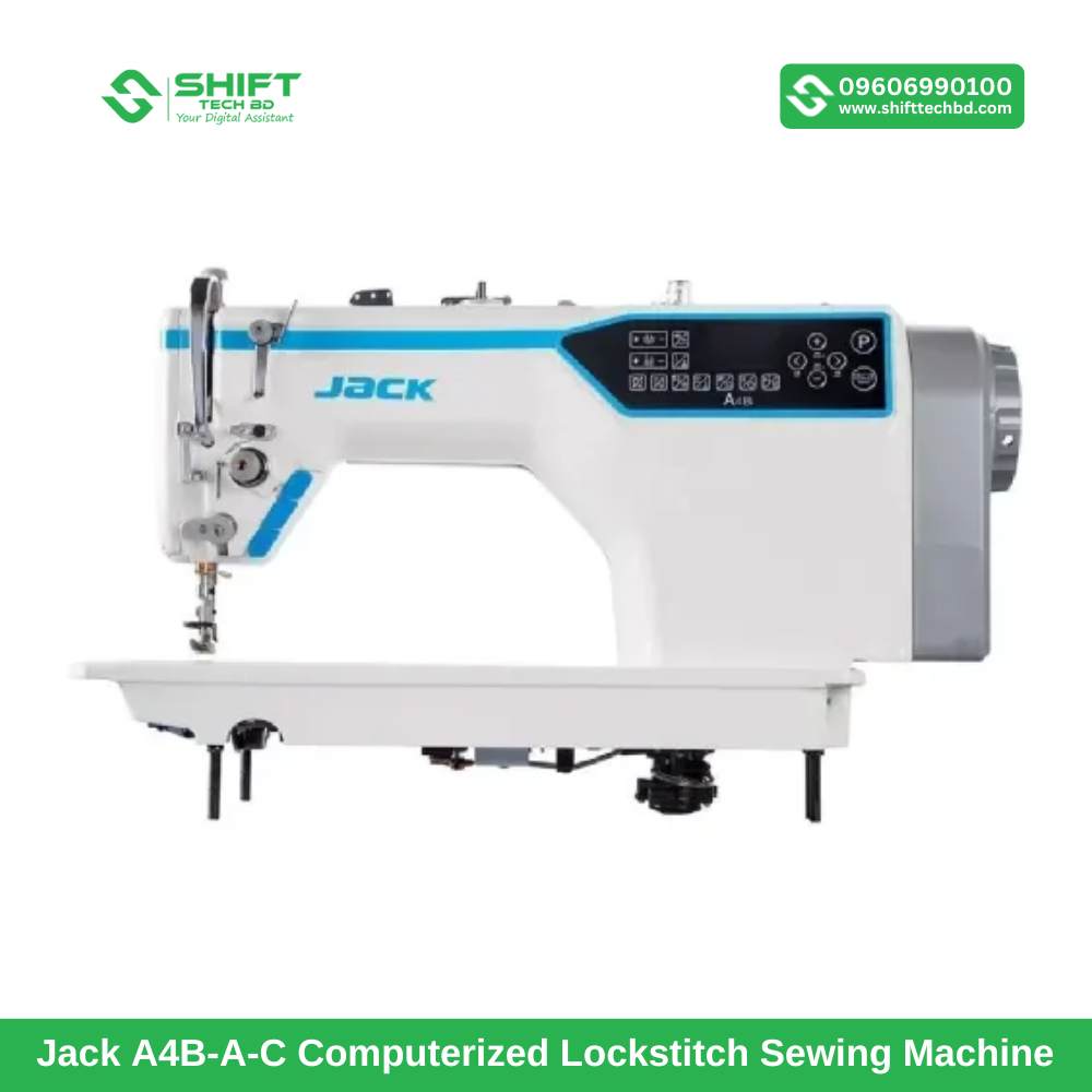 Jack A4B-A-C Computerized Lockstitch Sewing Machine With Auto Foot Lifter