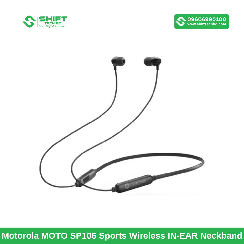 Motorola MOTO SP106 Sports Wireless IN-EAR Neckband