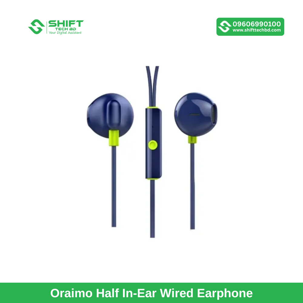 Oraimo Half In-Ear Wired Earphone