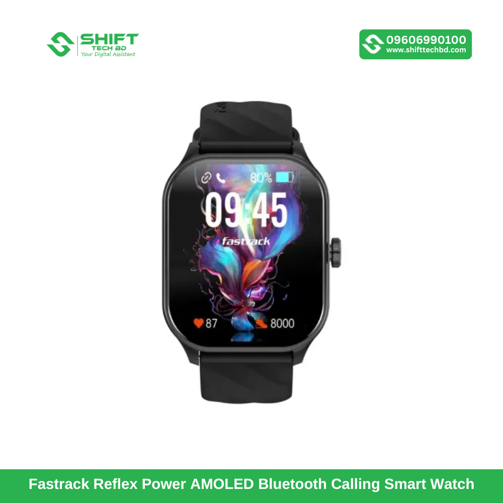 Fastrack Reflex Power AMOLED Bluetooth Calling Smart Watch
