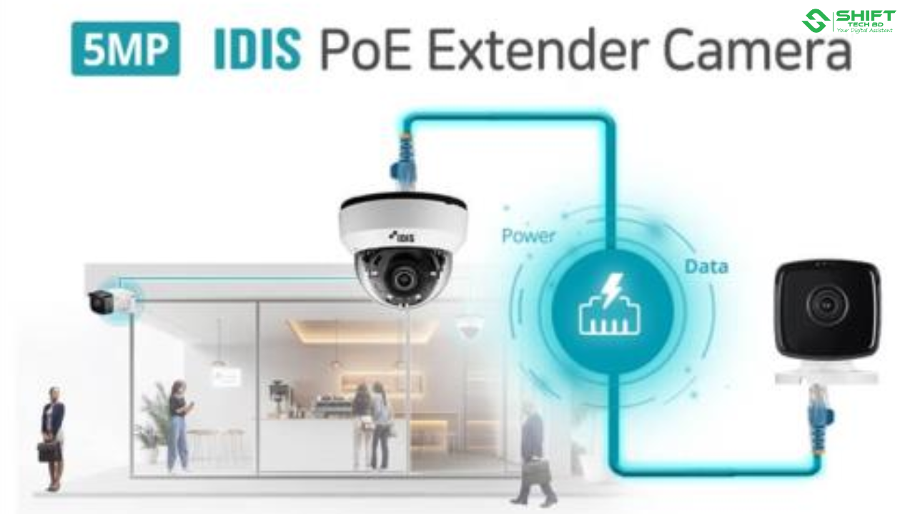 IDIS 5MP IR PoE Extender Cameras