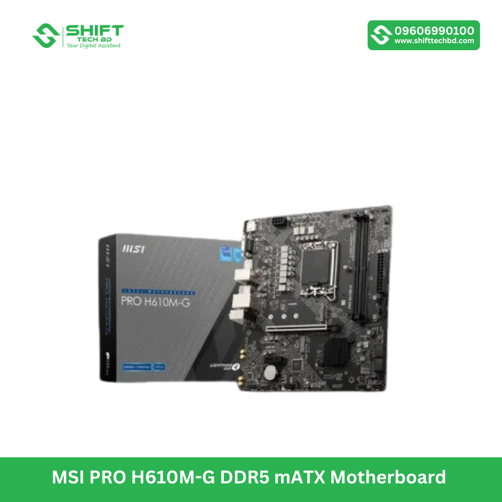 MSI PRO H610M-G DDR5 mATX Motherboard