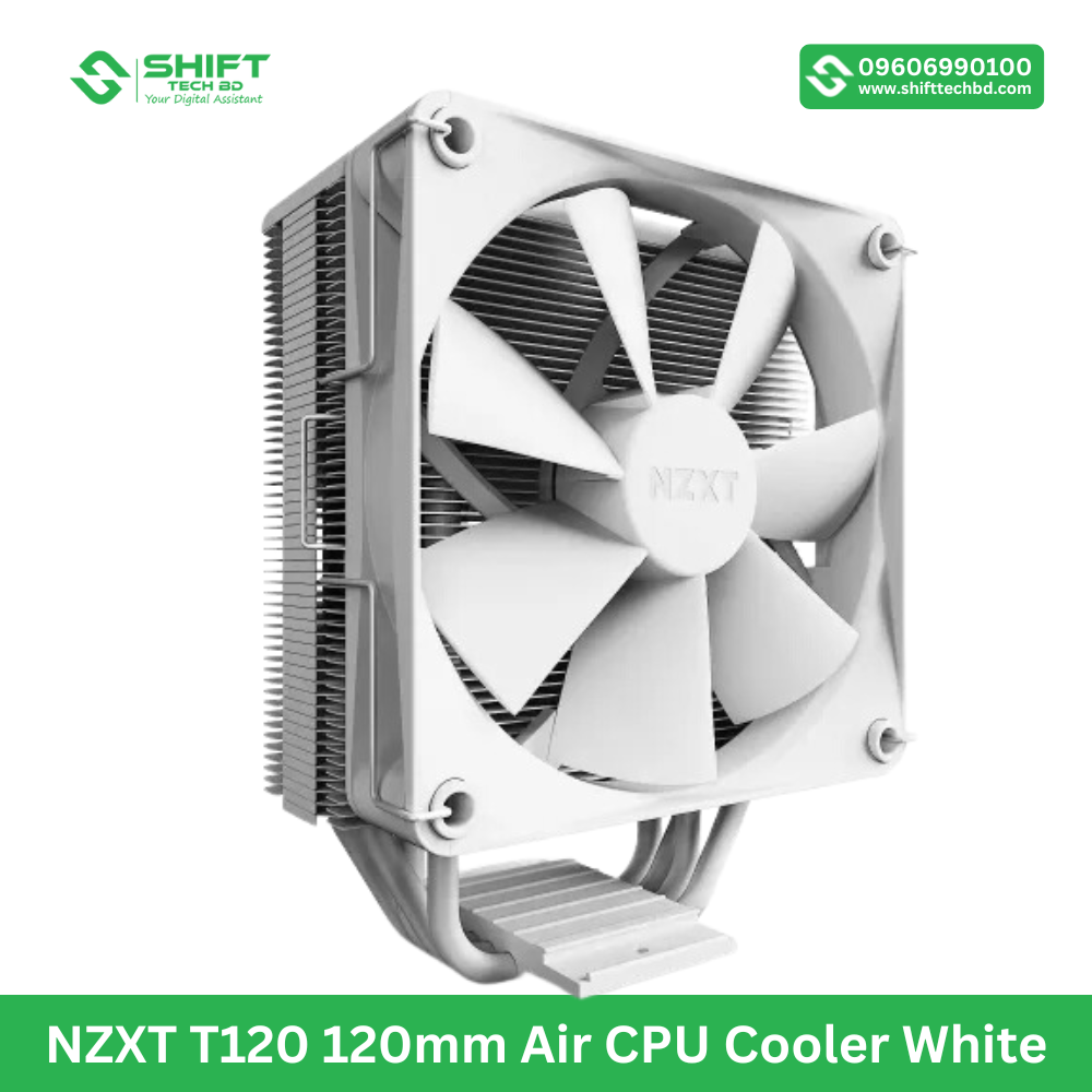 NZXT T120 120mm Air CPU Cooler White
