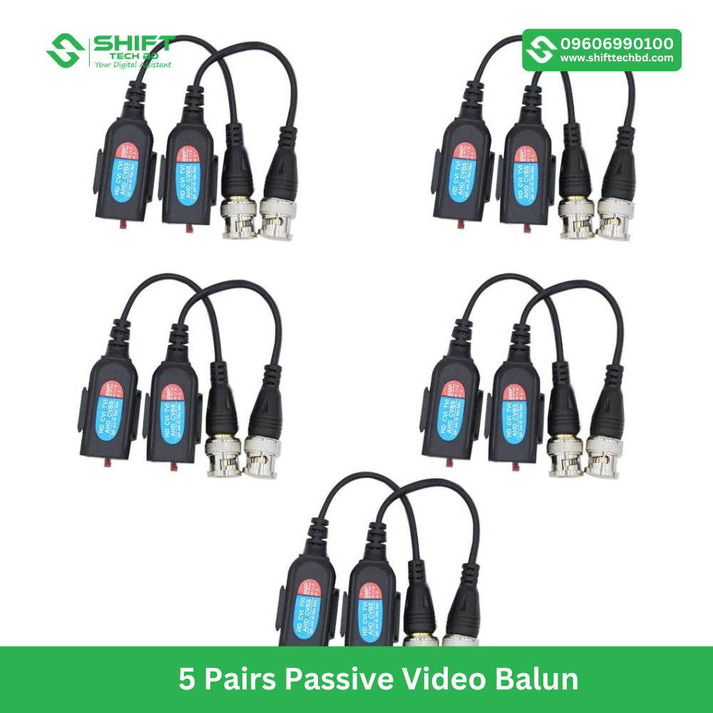 5 Pairs Passive Video Balun