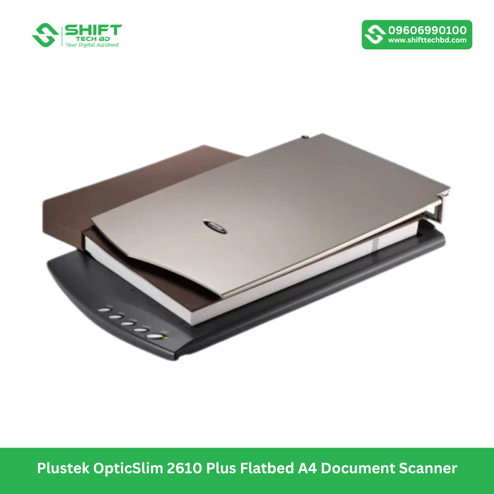 Plustek OpticSlim 2610 Plus Flatbed A4 Document Scanner