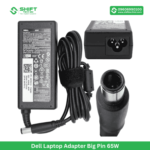 Dell Laptop Adapter Big Pin 65W
