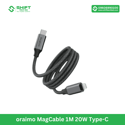 oraimo MagCable 1M 20W Type-C to Lightning Data Cable