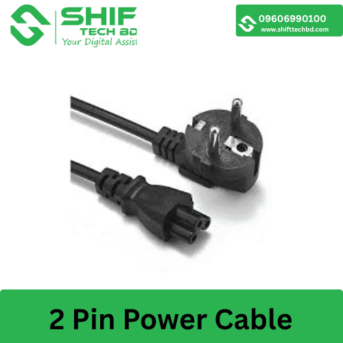 2 Pin Laptop Power Cable price in Bangladesh