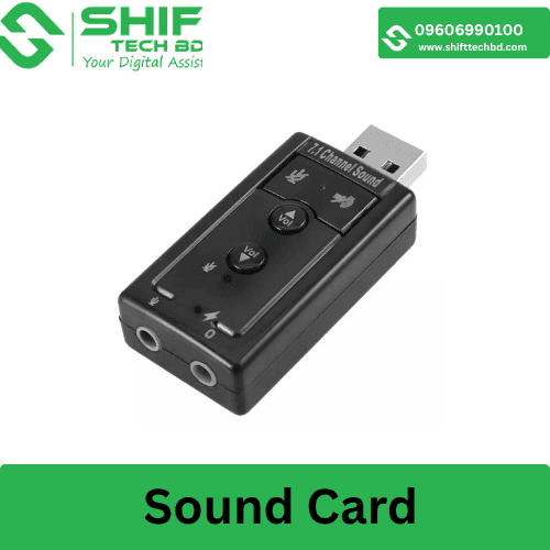 Portable USB 2.0 External Sound Card 7.1 Volume Controller Price in Bangladesh
