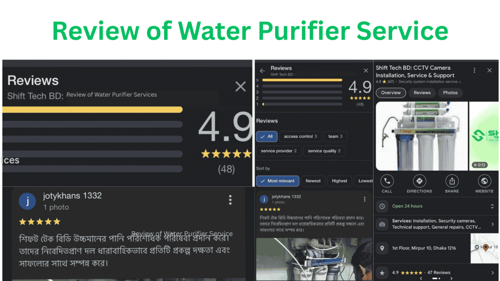 Review of Water Purifier Service