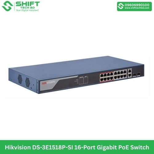 Hikvision DS-3E1518P-SI 16-Port Gigabit PoE Switch